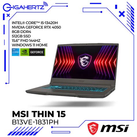 MSI Thin 15 B12VE